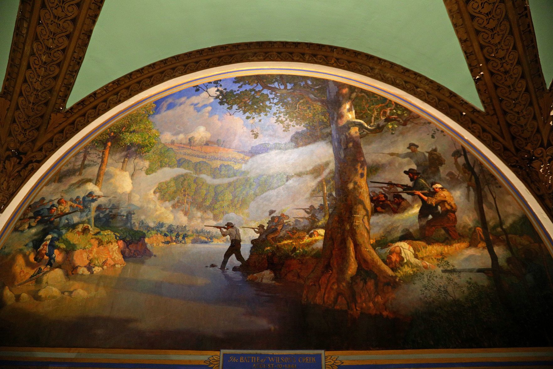 The Missouri capitol is its own museum of art